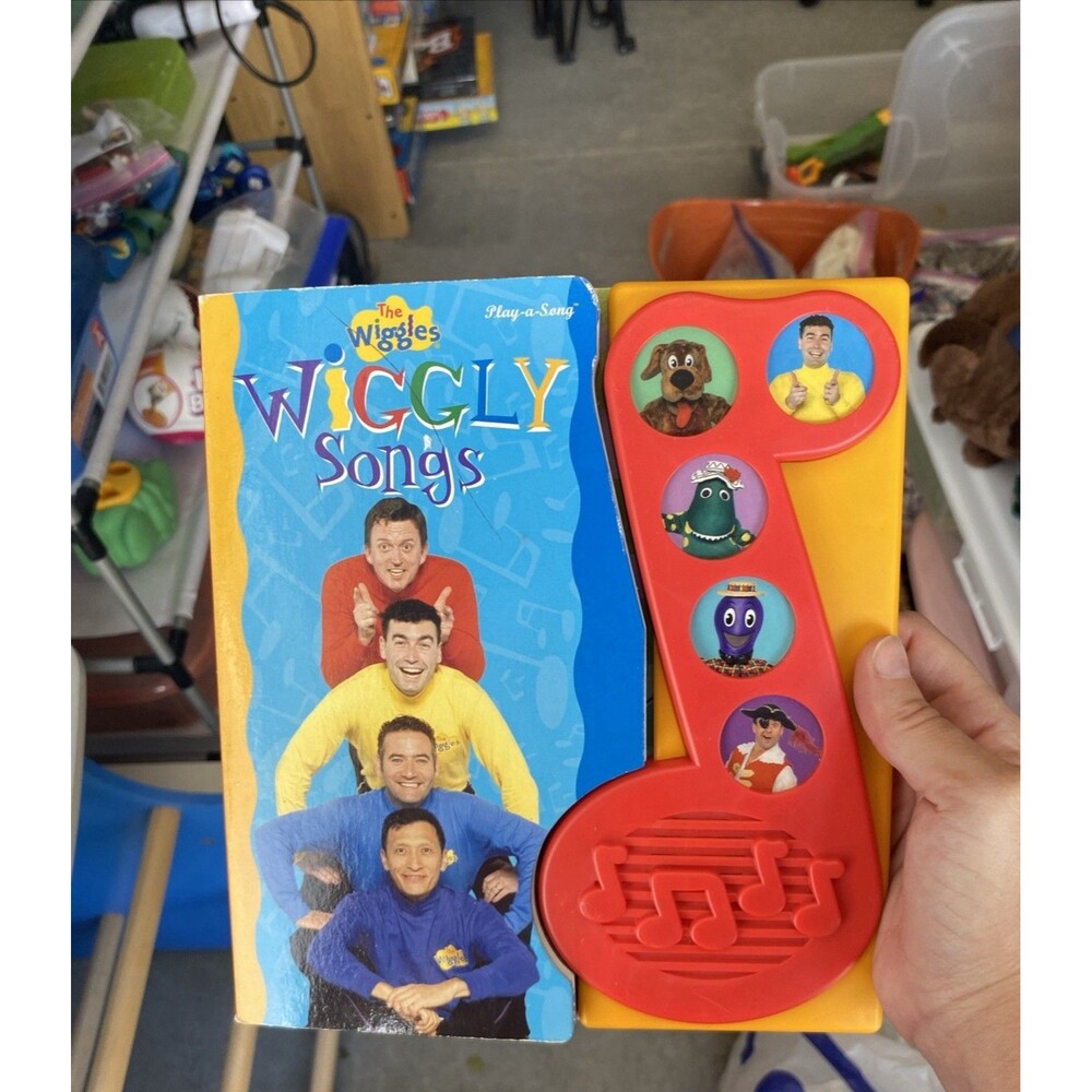 The Wiggles Wiggly Songs Play-a-Song Sound Book Musical Kids Toy Interactive